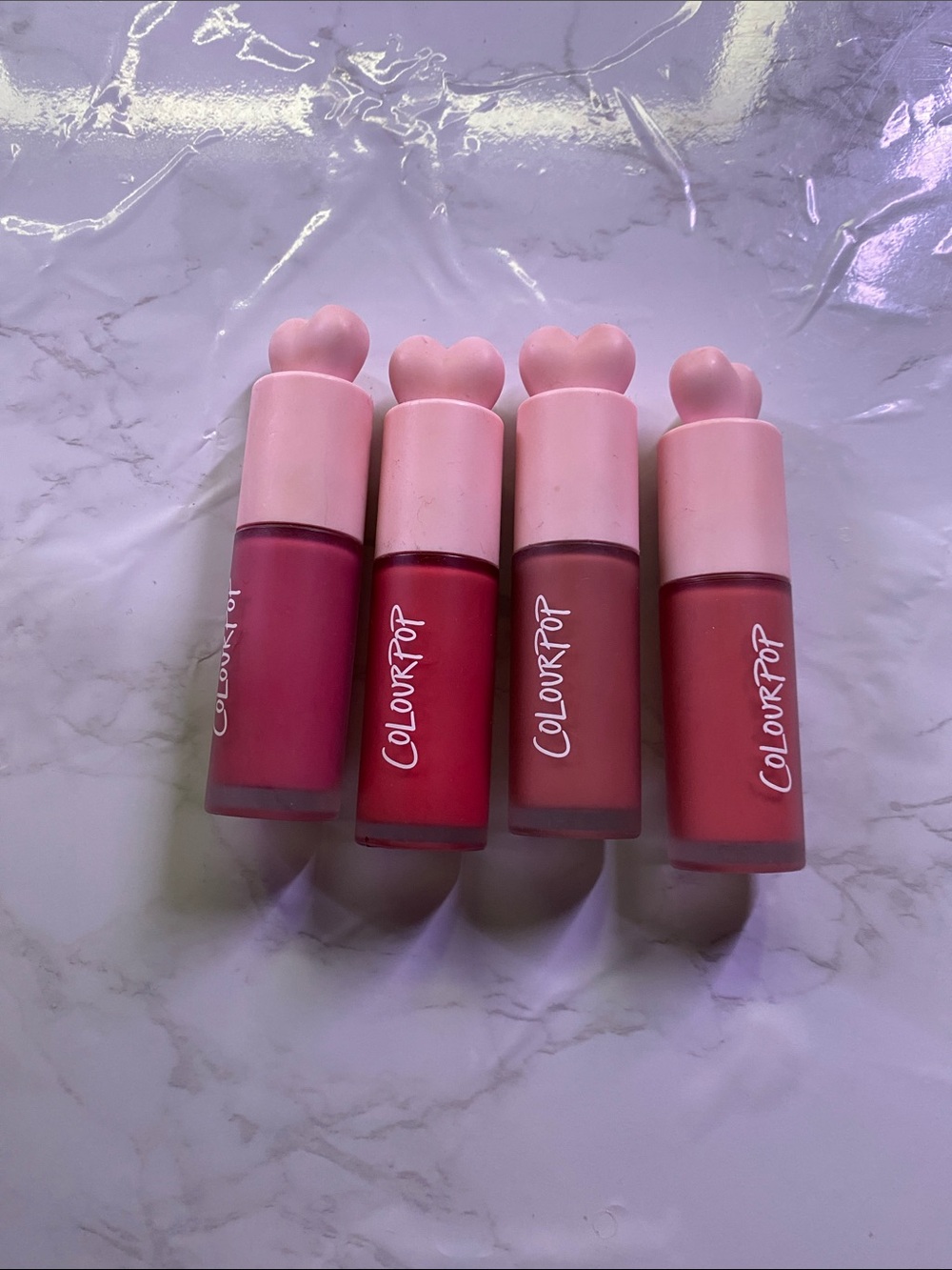 ColourPop Pink Lipstick Set – Four Warm Pink Shades